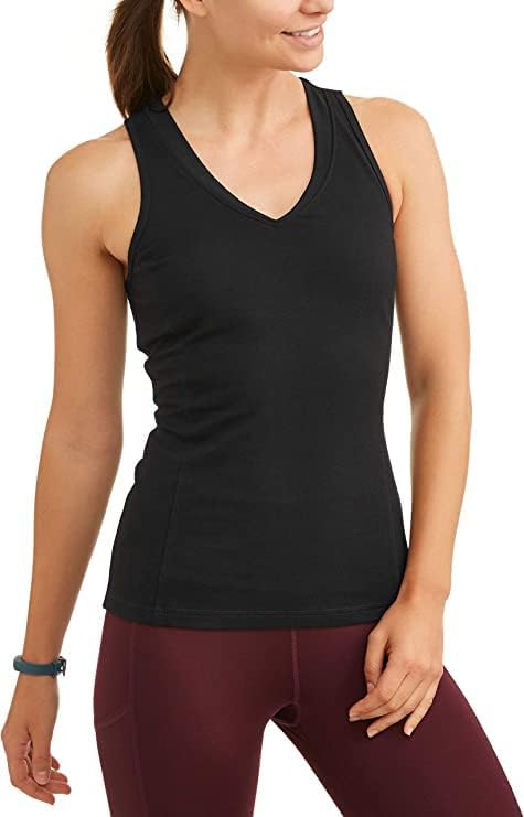 Athletic Works Black Soot Active Racerback Tank Tank - X -Large