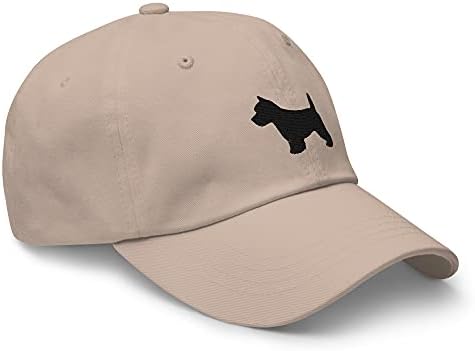 Pălărie de baseball brodată de câine Westie, proprietarul iubitorului West Highland Terrier