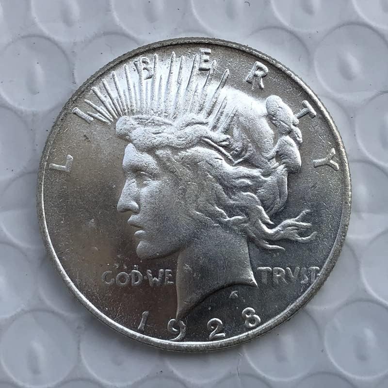 1928-P Monede americane din arata de argint din alamă Colecția de monede comemorative străine