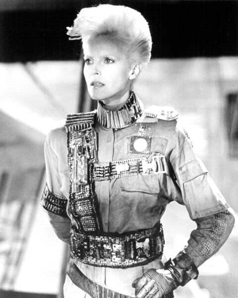 Cheryl Ladd în costum futurist Short Blonde Hairdo 1989 Millenium 8x10 Foto