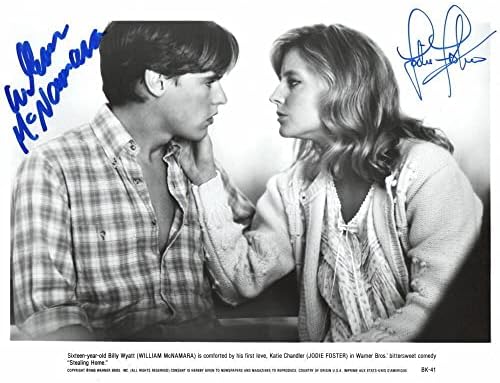 Jodie Foster și William McNamera Dual Semnat Autograph 8x10 Foto - Furting Home - Fotografii MLB autografate