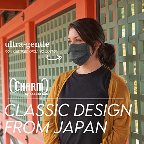 Farmec Designer de bumbac Organic face Mask-Made in Japonia Fabric bărbați Femei 2-Pack