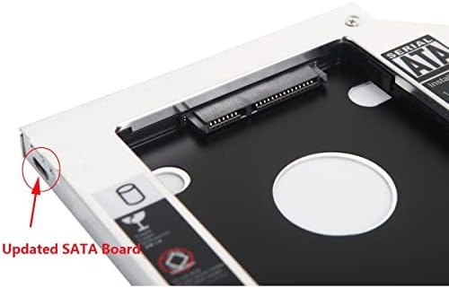 Universal 9.5 mm SATA 2 hard disk HD HDD SSD optic Bay Caddy Cadru tava pentru Dell Inspiron 15R 5521 14Z N411Z 13Z 13Z-328