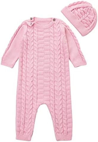 Mamour Organic Cotton Cabl Tricot, pulover cu pulover chunky cu capac cald pentru băieți, fete, bebeluș, copil, copii mici
