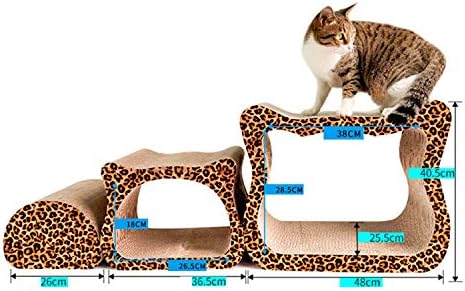 LOVEPET cap de pisică pisică Scratch Board hârtie ondulată Cat Claw jucărie Cat Supplies multi-Size combinație cap de pisică