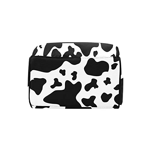 Cow Monogram Personalizat Scheter Bag Rucpack Tote cu nume, Rucsac personalizat pentru călătorii pentru călători