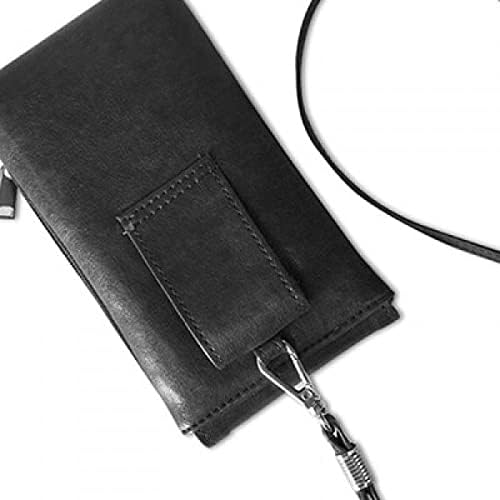 Movg 5-le-le-le-le-le-Telefon albastru portofel Purse Smartphone Smartphone Agățat din piele Faux Negru