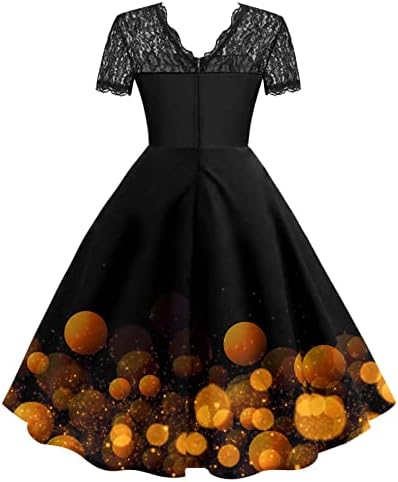 NOKMOPO Plus Dimensiune formale & nbsp; Rochii Pentru Femei Femei Moda imprimare rochie dantelă mozaic rochie Vintage banchet