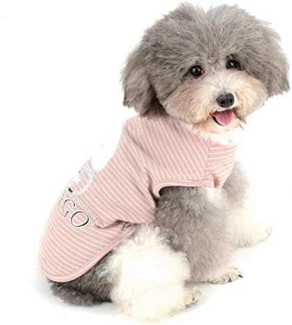Zunea câine Tricouri pentru câini mici fată băiat dungi Vesta vara rezervor de top catelus haine Pet pisici Tee tricou moale