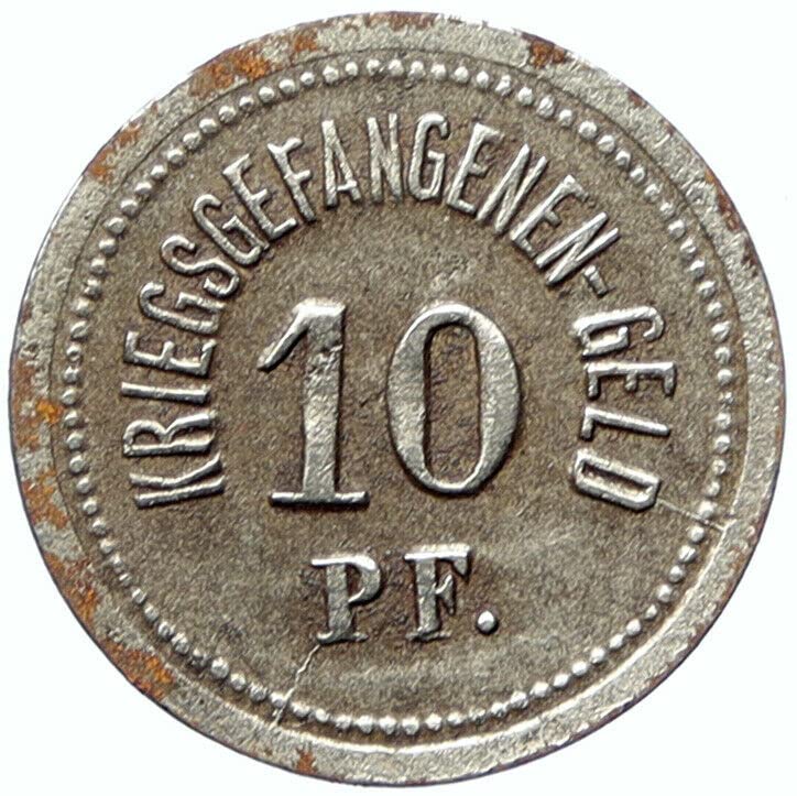 1914 de 1914-18 Germania prizonier al POW Primul Război Mondial Wwi o monedă bună