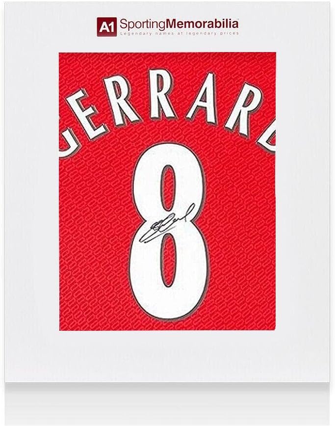 Steven Gerrard a semnat cămașa Liverpool - Istanbul 2005 Champions League Final Num - Tricouri de fotbal autografate