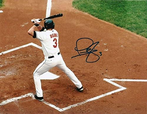 Larry Bigbie Baltimore Orioles Action Semnat 8x10 - Fotografii MLB autografate