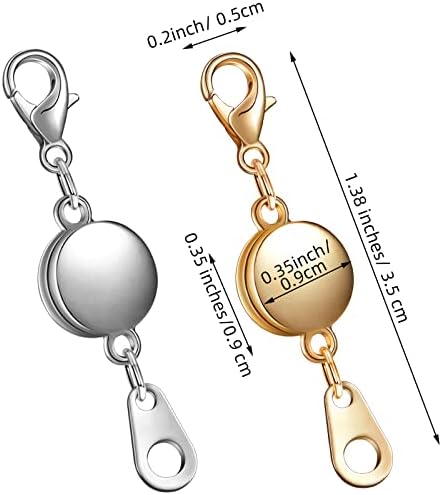 12 piese de blocare magnetice bijuterii incuietoare rotund colier Incuietoare închideri Bratara Extender pentru bijuterii a face
