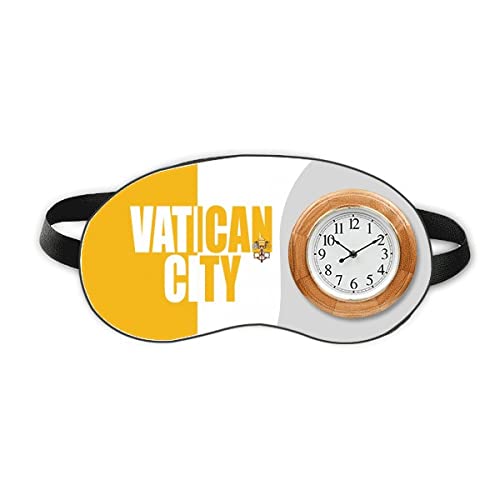 Vatican City Country Flag Nume Sleep Eye Head Clock Cap Cover Shade Shade