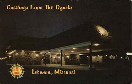 Salutări din Ozarks Liban, Missouri MO carte poștală originală de epocă