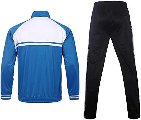 Piese pentru bărbați Wearlink pentru bărbați cu mânecă lungă care rulează costum de jogging transpirație jachetă din 2 piese
