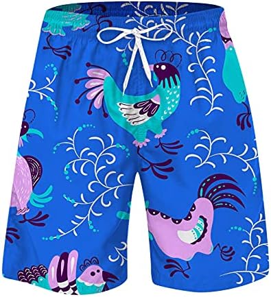 Pantaloni de baie pentru bărbați Yowein, pantaloni de pijama Jogger trunchiuri de baie din flanelă cu căptușeală de compresie