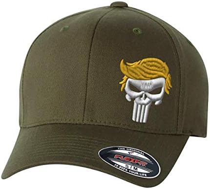 Președinte brodat personalizat 2020 Păstrați -vă pălăria excelentă. Trump Cap 6277 FlexFit Hat.