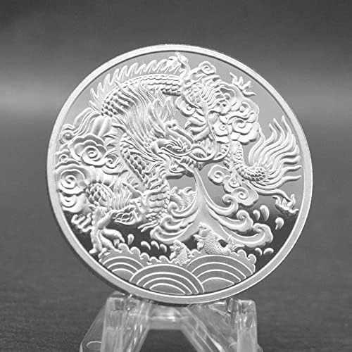 Dragon Comemorative Monedă China Mascotă pictată de Dragon Cultură Monede Colecții Colecții Challenge Coin