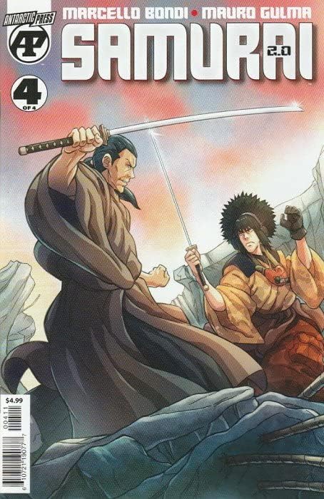 Samurai 2.0 4 VF / NM; carte de benzi desenate Antarctice / ultimul număr