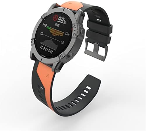 BNEGUV Sport Silicon Watchband încheietura curea pentru Garmin Fenix 6x 6 Pro 5x 5 Plus 3 ore Smartwatch 22 26mm EasyFit eliberare