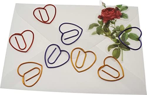 Clipuri de hârtie drăguță Clipuri de hârtie în formă de inimă Clipuri de marcaj