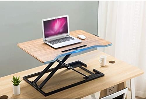 Zhyh tabel pliabil ， birouri înălțime reglabil Sit suport laptop mare monitor în creștere PC -ul computerului desktop tabelă
