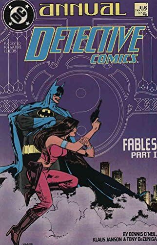 Detective Comics anual 1 VF; DC carte de benzi desenate