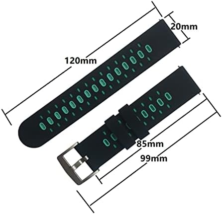 Infri 20mm curea de ceasuri colorate pentru Garmin Forerunner 245 245m 645 Muzică Vivoactive 3 Sport Silicon Smart Watchband