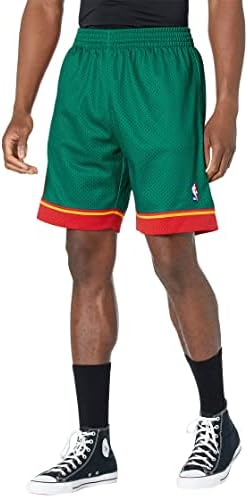 Mitchell & Ness NBA Swingman Road Shorts Supersonics 95-96 Green Dark 2XL