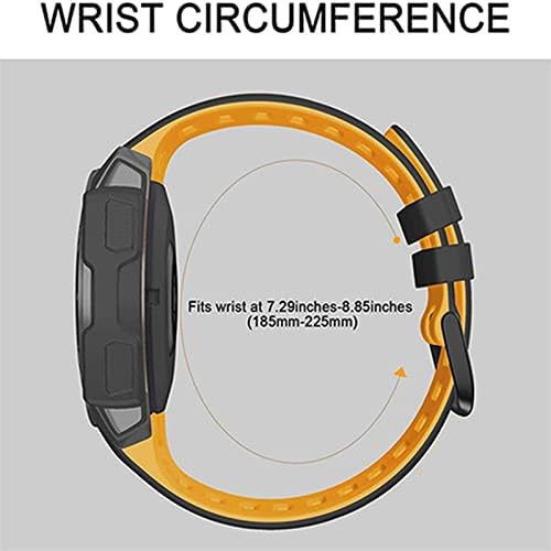 Curele de ceasuri de silicon Buday pentru Garmin Instinct Smart Smart Watch 22mm Banda de înlocuire Brățară de mână Instinct/Esports/Tide/Solar