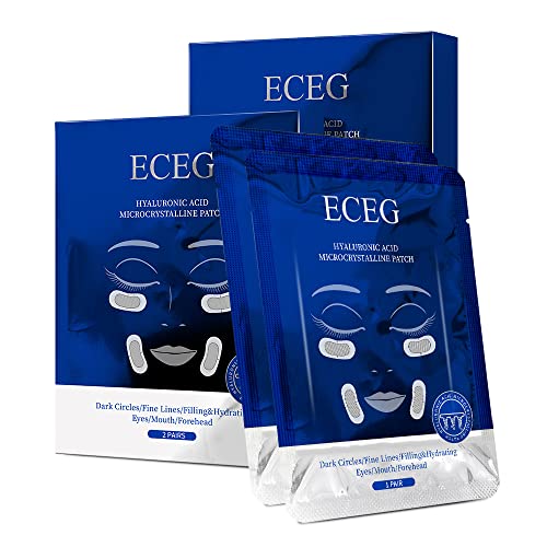 ECEG Micro care se dizolvă sub placi de ochi hialuronic cu ochi de acid hialuronic cercuri întunecate pungi de ochi linii de