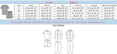 Seturi scurte pentru bărbați 2 piese Tăietoare de modă TrackSuits de vară Casual Casual Solid V-Tricou și Pantaloni scurți