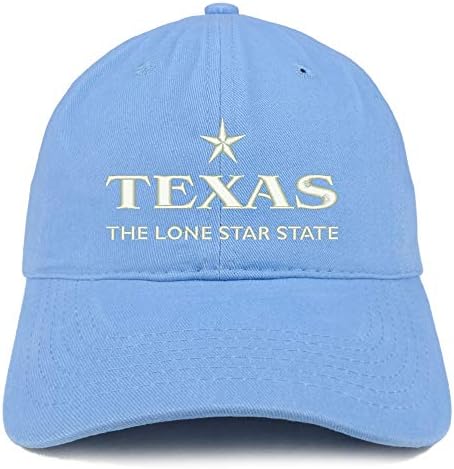 Magazin De Îmbrăcăminte La Modă Texas Lone Star State Text Brodat Coroană Moale Capac Din Bumbac Periat