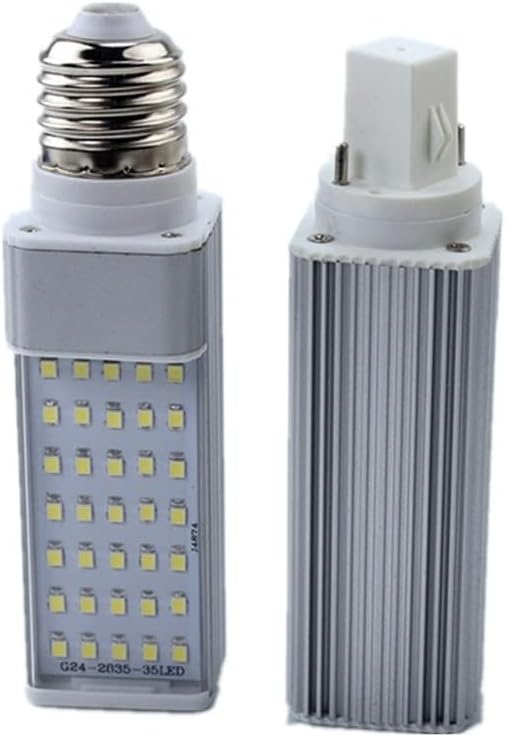 Fengyan acasă Becuri 10buc / lot G24 / Gx24 LED porumb lampă 8W 35-2835SMD AC85~265V LED lampă cu 2 pini și 4 pini lampă de