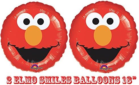 Anagrama Elmo Zâmbește Baloane Folie 18