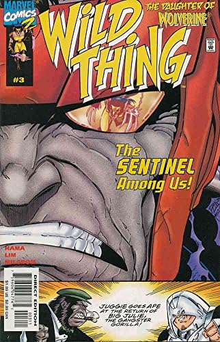 Wild Thing 3 VF; Marvel carte de benzi desenate / fiica lui Wolverine