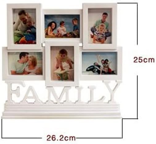 BHVXW Family Memory Frame foto Plastic Plastic Picture Picture Afișare Stand 6 Multifuncțional Frame Photo Frame Decorare acasă