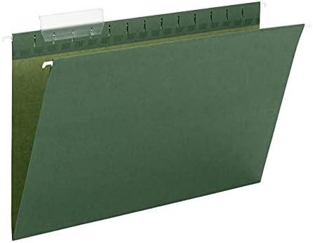 Smead 64136 TUF agățat dosar cu tab diapozitiv ușor Legal standard Verde 20 / pachet