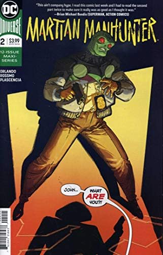 Martian Manhunter # 2 VF / NM; DC carte de benzi desenate