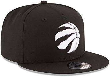 NBA Toronto Raptors bărbați 9fifty Snapback capac, O mărime, Negru