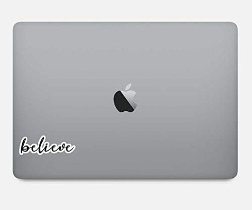 Sticker Believe Sticker Citate de inspirație Autocolante - Autocolante laptop - 2,5 inci Decal de vinil - Laptop, telefon,