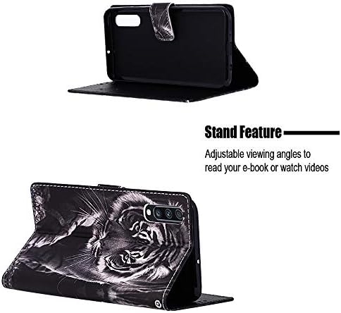 Husă de telefon pentru Samsung Galaxy A50, Candy House Fashion Wallet Design piele PU cu suport pentru Card & amp; [curea de mână] suport magnetic Flip Cover