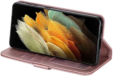 Pachete de acoperire a carcasei compatibile cu Samsung Galaxy S22 plus mânecă de protecție în stil portofel, PU din piele protector