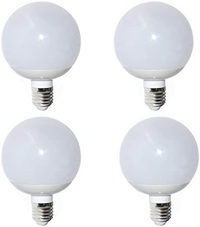 Lxcom Lighting G60 LED bec 5w Glob LED Becuri 45W echivalent alb cald 3000K E26 / E27 bază 500lm LED Vanity Light pentru baie
