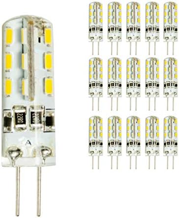 Mengjay 15x G4 DC12V / AC110V 1.5 W Bec LED 24LEDS SMD 3014 LED lampă de porumb pentru lampă de cristal LED Becuri Spotlight