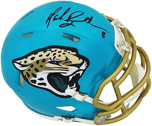 Mark Brunell a semnat Jacksonville Jaguars FLASH Riddell Speed mini cască-Mini căști NFL cu autograf