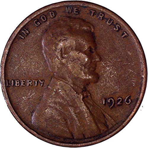1926 Lincoln Wheat Cent 1C foarte fin