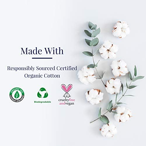 Capac din bumbac organic certificat NIIMA tampoane sanitare biodegradabile cu aripi / tampon de absorbție obișnuit fără parfum subțire / 36 Count