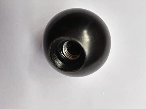 10pcs/lot m10x35mm buton cu bilă neagră Introducere cu bilă de fier Înlocuire 10mm filet 35mm cu bilă cu bilă de bilă Bakelite mâner buton